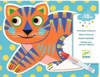 Set creativ Djeco - Coloreaza tablourile cu apa, Animalo-Ma