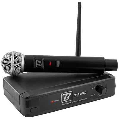 Statie 1 microfon UHF de mana wireless 663.5MHZ BoomTone DJ UHF SOLO F2