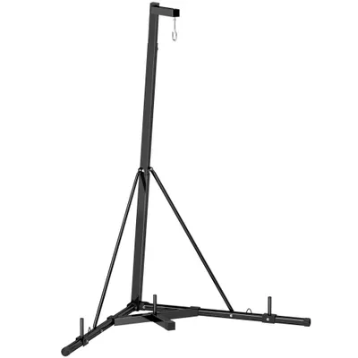 Suport pentru sac de box SPORTNOW, reglabil, 82-225 cm, independent, negru