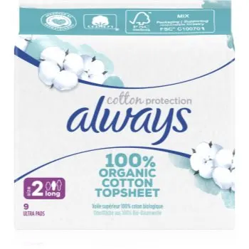 Always Cotton Protection Long absorbante fara parfum