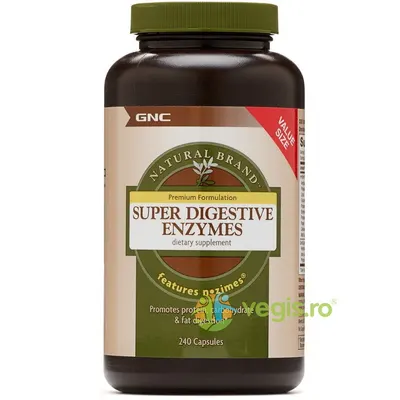 Enzime Digestive Natural Bland Super Digestive Enzymes 240cps