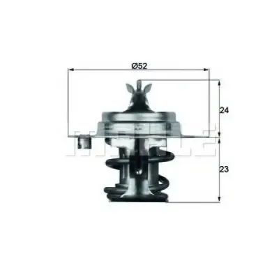 Termostat, lichid racire MAHLE ORIGINAL TX 7 88D