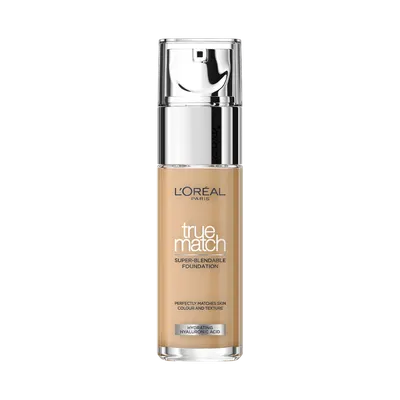 Fond de ten infuzat cu acid hialuronic True Match 3N Cream Beige, 30ml, L'Oreal Paris