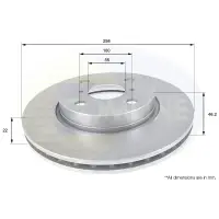 Disc frana COMLINE ADC01133V