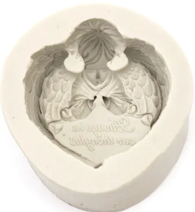 Mold din silicon (formă) Em Art – Înger, 90 x 94 x 38 mm