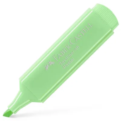 Textmarker Faber-Castell 1546 - Verde deschis pastelat