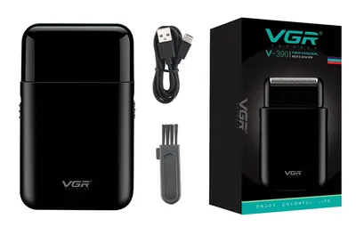 Aparat de ras electric profesional VGR V 390 reincarcabil USB