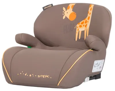 Scaun auto Chipolino - Sonic, IsoFix, i-Size, 125-150 cm, girafă