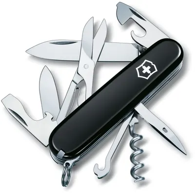 Cuțit de buzunar elvețian Victorinox Climber, 14 functii, negru