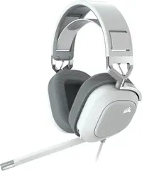 Căști de gaming Corsair - HS80, alb