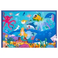 Puzzle piese lemn OCEAN 3+, Fun Toys | 100 piese de lemn