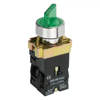 Selector LAY5-BK2365 2 positions verde