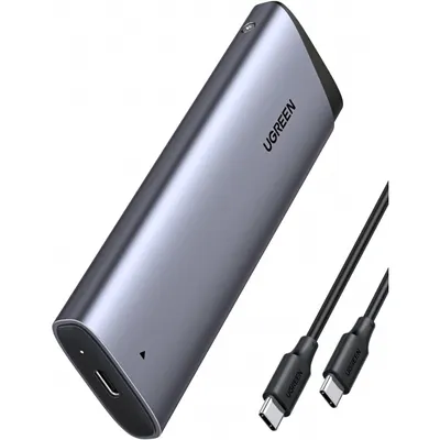 Rack UGREEN CM767 pentru SSD M.2 NVMe, Gri