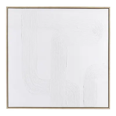 Tablou pictat manual cu ramă/pe pânză 83x83 cm Texture – Bizzotto