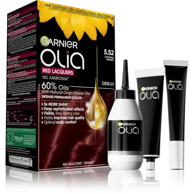 Garnier Olia Big Kit Culoare permanenta pentru par culoare 5.52 Luscious Malbec 1 buc