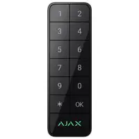 Tastatura Ajax Superior Keypad Outdoor Fibra, cod PIN, card, smartphone, cablu 4 fire, exterior, Mifare 13.56 MHz, compatibil Superior Hub, negru
