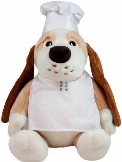Jucărie de pluș Amek Toys - Chef Dog, 26 cm