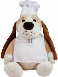 Jucărie de pluș Amek Toys - Chef Dog, 26 cm