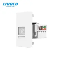 Modul priza retea RJ45, 1M Alb