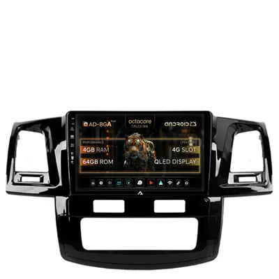 Navigatie Toyota Hilux (2008-2014), Android, A-Octacore 4GB RAM + 64GB ROM, 9 Inch - AD-BGA9004+AD-BGRKIT081