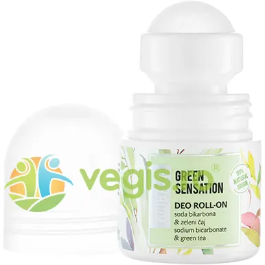 Deodorant Roll-On Natural pentru Femei cu Piatra de Alaun Green Sensation 20ml