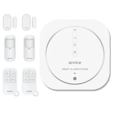 Sistem performant de alarma wireless ANNKE A113, WiFi si GSM, compatibil Tuya/Smart Life, control prin aplicatie, notificari SMS si apel, comunicare audio