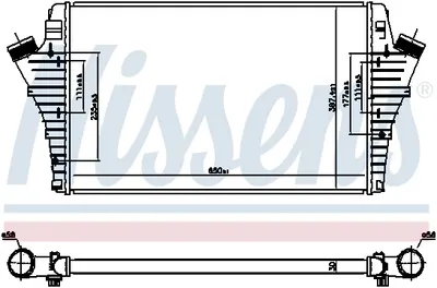 Intercooler Cadillac Bls; Fiat Croma; Opel Signum, Vectra C, Vectra C Gts; Saab 9-3 1.9d Dupa 2004