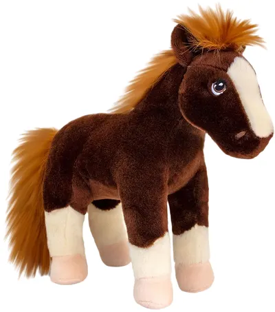 Jucărie de pluș ecologică Keel Toys Keeleco - Cal, 26 cm