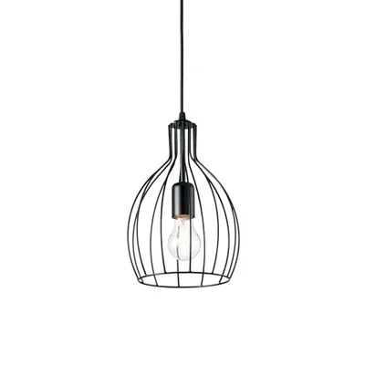 Corp de iluminat suspendat, lustra AMPOLLA-2 SP1 NERO