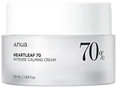 Anua Heartleaf Cremă intensă de calmare 70%, 50 ml