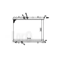 Radiator, racire motor LORO 009-017-0010