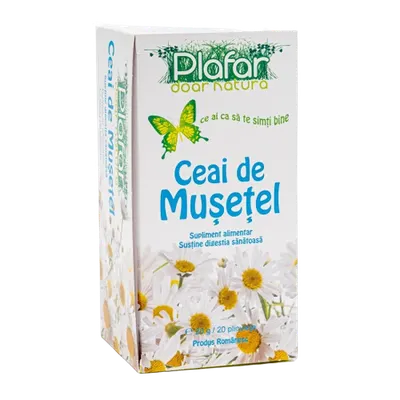 Ceai de musetel, 20 plicuri, Plafar