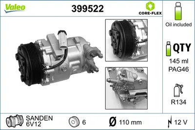Compresor climatizare potrivit OPEL AGILA 1.3D 08.03-12.07