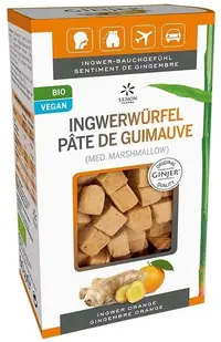 Cuburi bio de ghimbir, 133 bucăți, Lemon Pharma