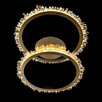 Corona Led Ceiling Lamp 34w 3000k, Gold
