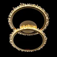 Corona Led Ceiling Lamp 34w 3000k, Gold