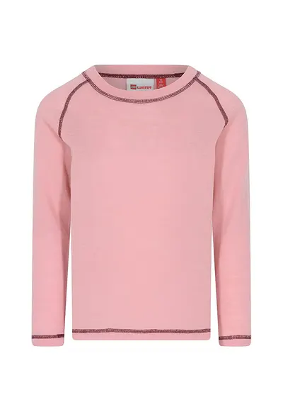 Bluza copii Wear - lana merinos - Lw Ulster 702 - roz