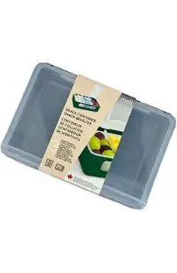 Cutie snack: 3 compartimente. Pine Green