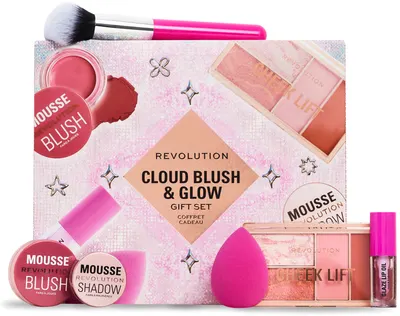Makeup Revolution Set cadou Cloud Blush & Glow, 6 piese