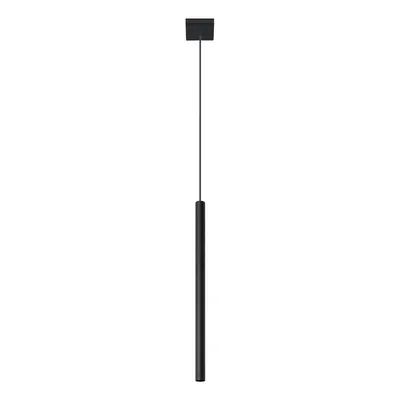 Lustră Sollux Fideus Single, negru