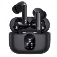 Handsfree Bluetooth Techsuit CW3 WaveBeat 100, TWS, ANC, Negru