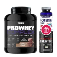 Supliment proteic, Weider, ProWhey Complex, ciocolată, 1.2 kg