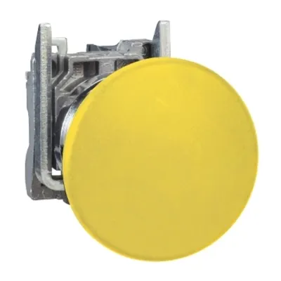 Buton Galben Ø 22, cu Revenire, 1 Nd, Atex