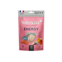 MARLY&DAN Energy, XS-XL, Somon, punguță recompense funcționale fără cereale câini, activitate intensă, 80g