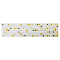Brau decorativ faianta baie / bucatarie Tamara Yellow 6.5 x 25