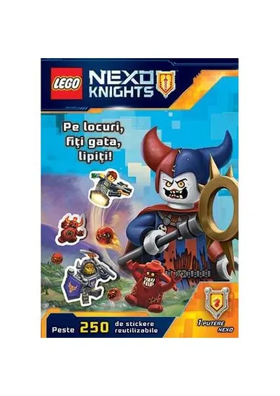 Lego Nexo Knights. Pe locuri, fiți gata, lipiți! - Paperback brosat - ***