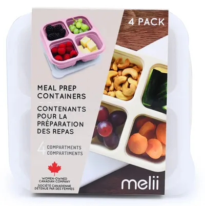 Set de 4 containere pentru prepararea hranei Melii