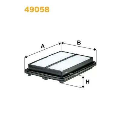 Filtru aer WIX FILTERS 49058