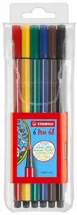 Set carioci Stabilo Pen 68 - 6 culori