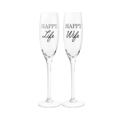 Set pahare - Happy Wife, Happy Life